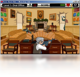 Bush Shootout 白宫枪战