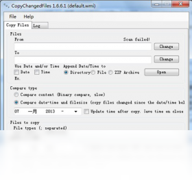 copy changed files