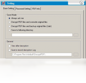 Adult PDF Password Recovery Remover