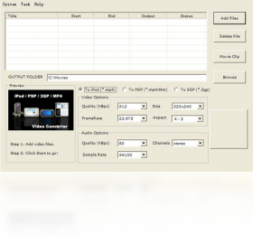 AoA iPod/PSP/3GP/MP4 Converter