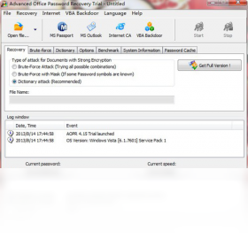 Advanced Excel 2000 Password Recovery