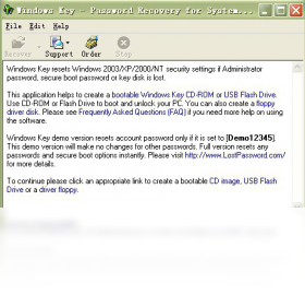 Windows XP/2000/NT Key