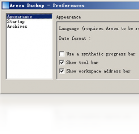 Areca Backup