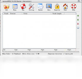 Aurora MPEG to DVD Burner