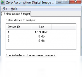 Zero Assumption Digital Image Recovery