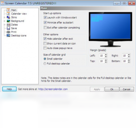 Screen Calendar