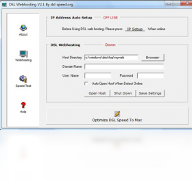 dsl webhosting