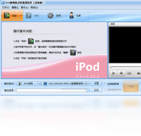iPod视频格式转换器软件