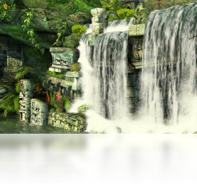 Mayan瀑布3D屏保