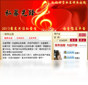 私募先锋操盘预警