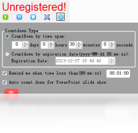 Janus PowerPoint Countdown Timer