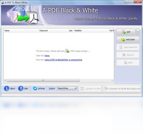 a-pdf to black-white