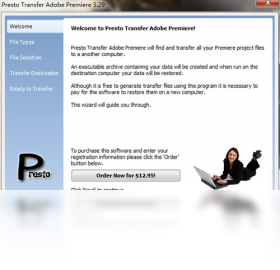 Presto Transfer Adobe Premiere