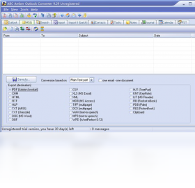 ABC Amber Outlook Converter
