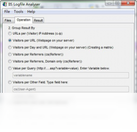 IIS Logfile Analyser