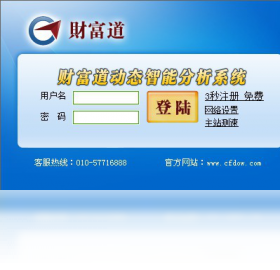财富道动态智能分析系统