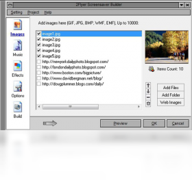 2flyer screensaver builder
