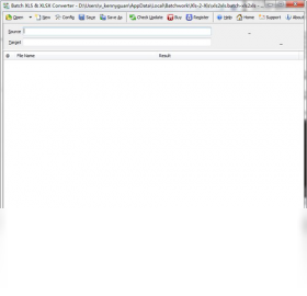 Batch XLSX To XLS Converter