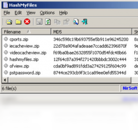 HashMyFiles