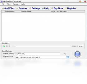 arial audio converter