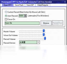 PowerPoint PPT to Flash GIF Converter