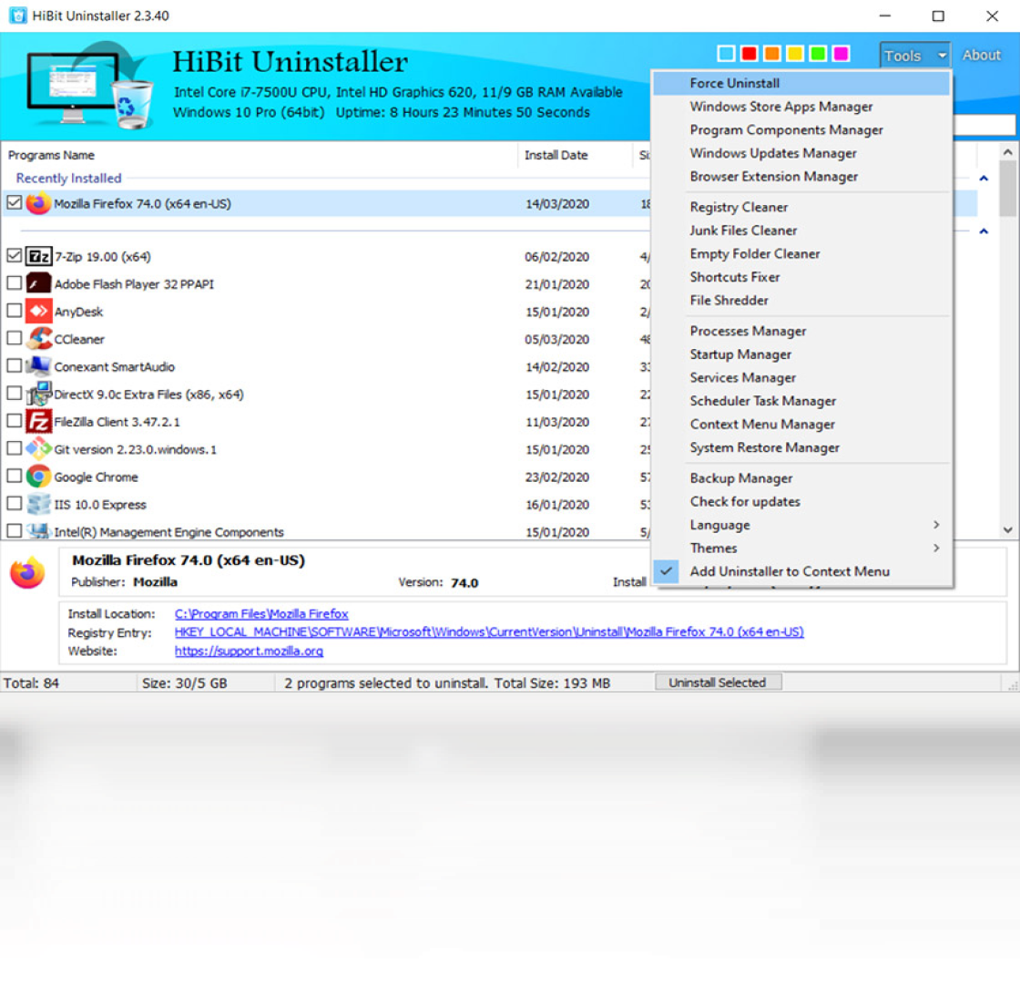 HiBit Uninstaller 3.1.62 free